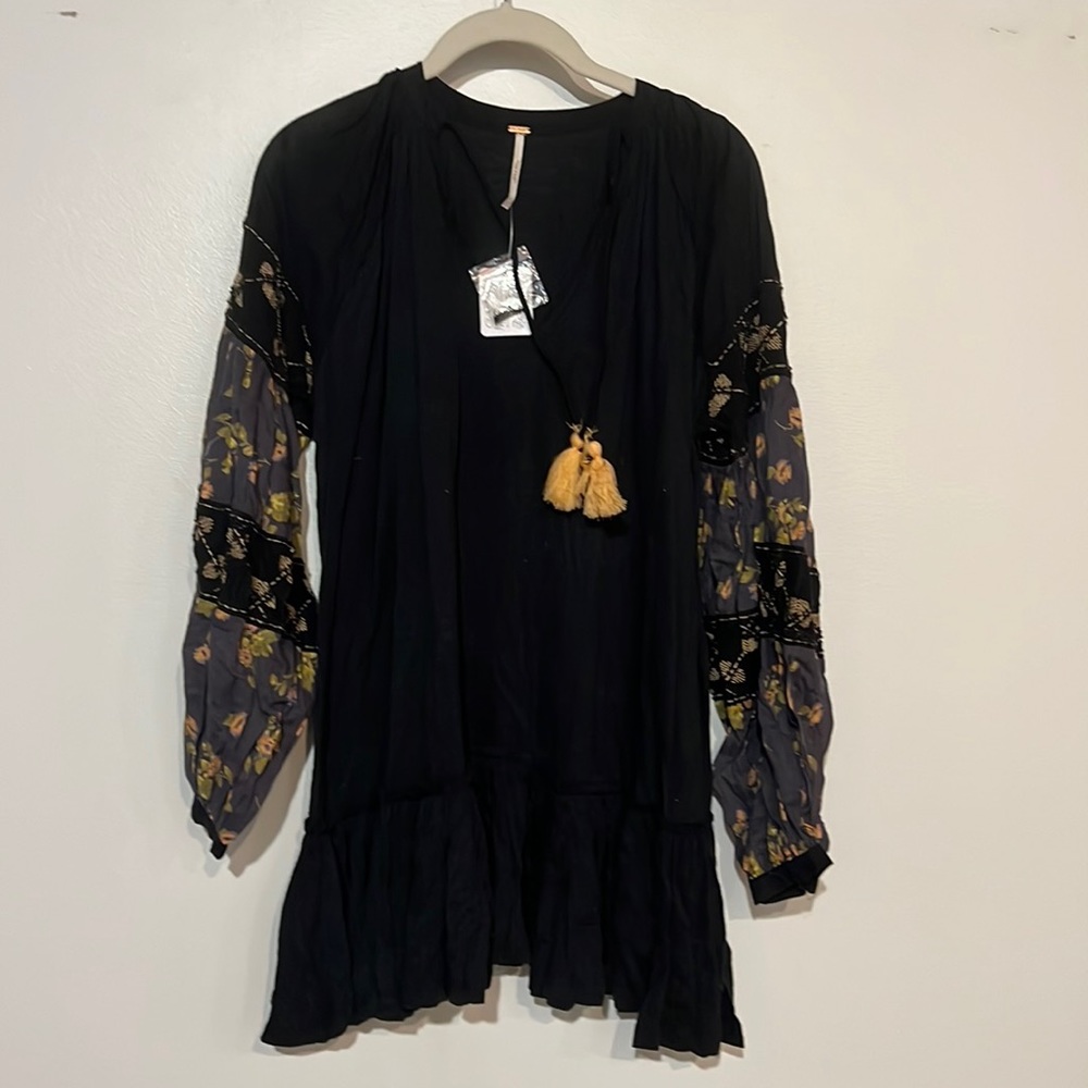 Free people black Tunic
